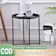 Nordic Round Side Table Plastic