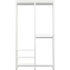 Tower Wood Closet System With 7 Shelves