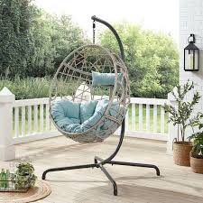 Ulax Furniture Wicker Patio Outdoor Egg