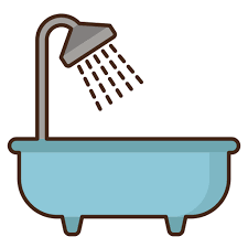 Showering Free Wellness Icons