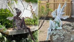 Sitting Fairy Garden Statue 2 Colours