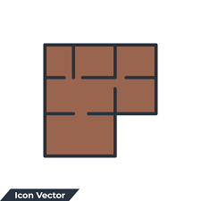 House Plan Icon Logo Vector