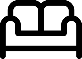 Two Seater Sofa Icon For
