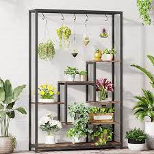 5 Tier Wooden Indoor Plant Stand