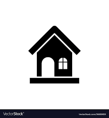 Icon Logo Design Simple House Royalty
