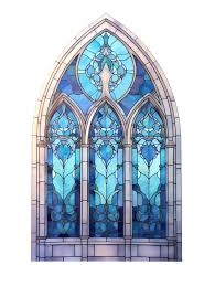 Stained Glass Window Medieval Arches