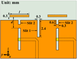 quasi yagi slotted array antenna