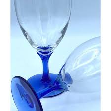 Domaine Cobalt Blue Libbey Wine Glasses