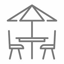 Cafe Chairs Outdoor Seating Table