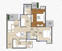 Ace Divino Floor Plan 2 3 4 Bhk Flats