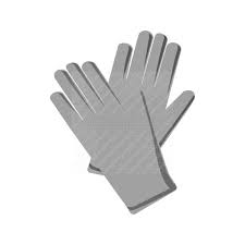 Gardening Gloves Greyscale Icon Iconbunny