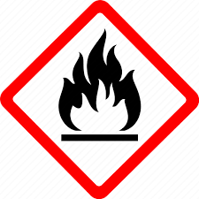 Danger Fire Flame Flammable Gas