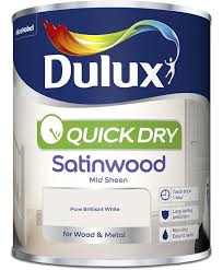 Dulux Quick Dry Satinwood Paint For