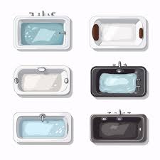 Corner Tub Rectangle Bathroom Interior