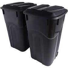 32 Gal Wheeled Outdoor Garbage Can