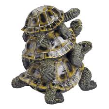 Stacked Turtle Statue Only