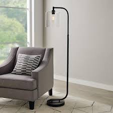 Floor Lamp With Clear Glass Lamp Shade