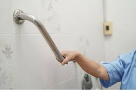 Install Bathroom Safety Rails And Grab Bars