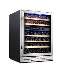 46 Bottle Dual Zone Wine Cooler Fridge