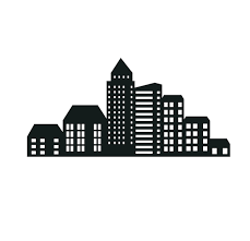 Silhouette Of A Urban Landscape Svg