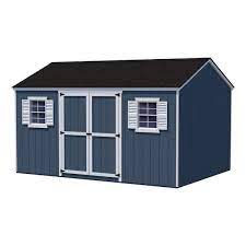 Value Work 8 Ft X 12 Ft Wood Shed Precut Kit With Floor