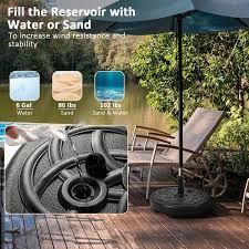 Costway 22 In Fillable Round Patio