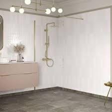 Signature Icon Brushed Brass Wet Room