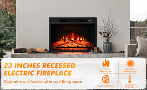 18 23 Inch Electric Fireplace Inserted