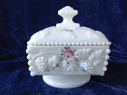 Westmoreland Milk Glass Covered Candy