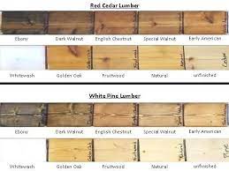 Western Red Cedar Stain Colors