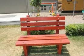 Plain Rcc Small Bench For Garden Size