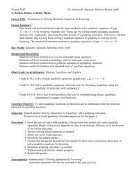 Solving Quadratics By Factoring