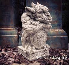 Gargoyle Stoneware Garden Ornament