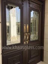 Hinged Premium Stained Glass Door For