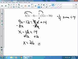 Solving Equations With Variable