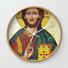 As Christ Pantocrator Wall Clock