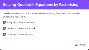 Solving Quadratic Equations Gcse