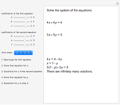 Two Linear Equations With Substitution