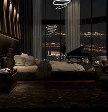 Attractive Luxury Black Bedrooms Design