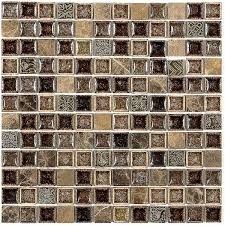 Glass Mosaic Floor And Wall Tile