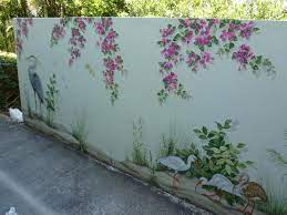 Garden Fence Art Garden Mural Garden Wall