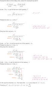 Algebraic Long Division An