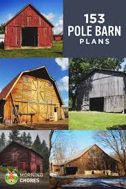 153 pole barn plans and designs that