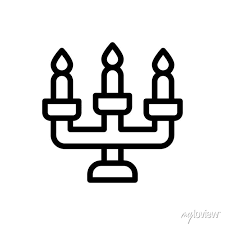 Candle Holder Vector Ilration