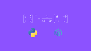 Calculate Inverse Of A Matrix Using