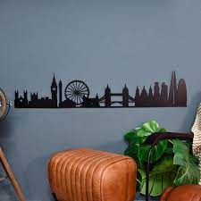 London Silhouette Steel Wall Art