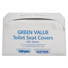 Gen Half Fold Toilet Seat Covers White 5000 Covers Tehgvtsc5000