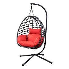 Tiramisubest 1 Person Metal Patio Swing