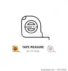 Tape Measure Icon Building And