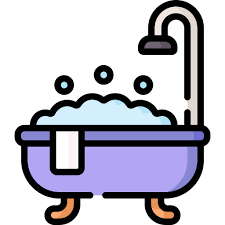 Bath Tub Special Lineal Color Icon